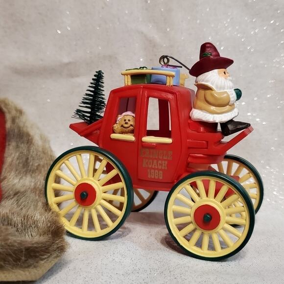 Hallmark Other - Vintage Hallmark Kringle Coach Christmas Holiday Ornament 1988 with Box